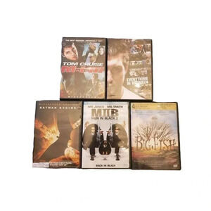 DVD Bundle 3-5 Action and Adventure Movies